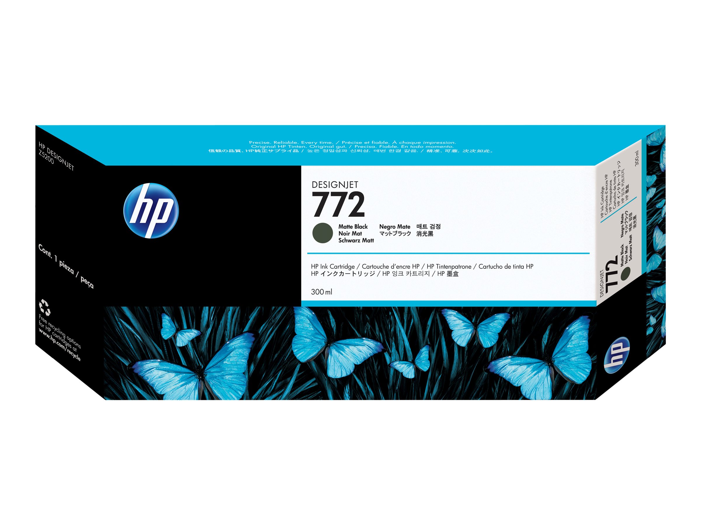 Original HP 772 | CN635A Tinte Matt Schwarz