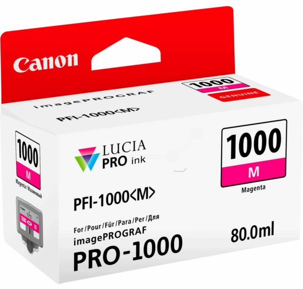 Original Canon 0548C001 | PFI1000 M Tinte Magenta