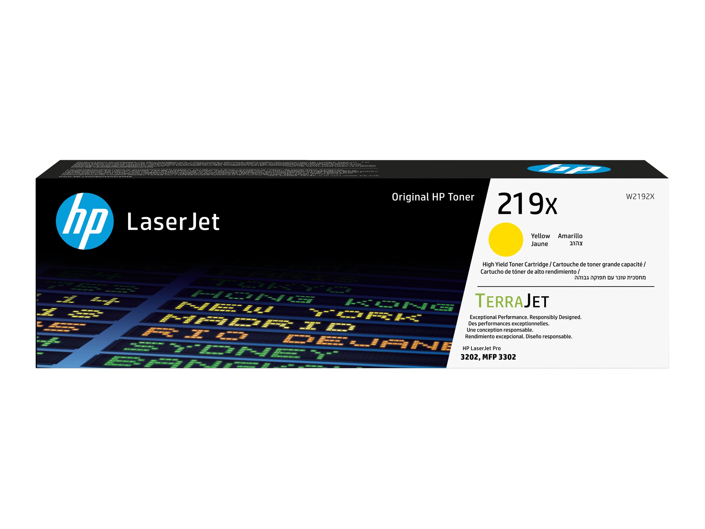 Original HP 219X | W2192X Toner Gelb