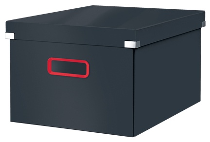 Leitz Aufbewahrungsbox Click & Store Cosy | 18,5 l | 28,1 x 37 x 20 cm | Grau