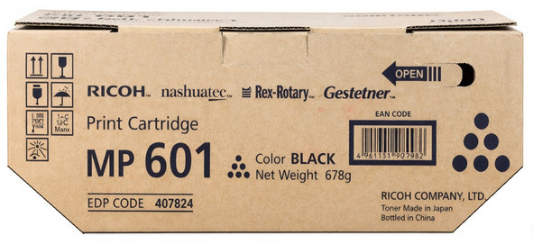 Original Ricoh Type MP601 | 407824 Toner Schwarz