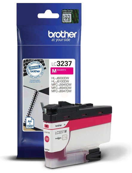 Original Brother LC3237M Tinte Magenta