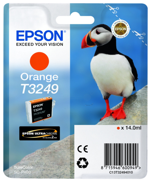 Original EPSON T3249 orange Tintenpatrone