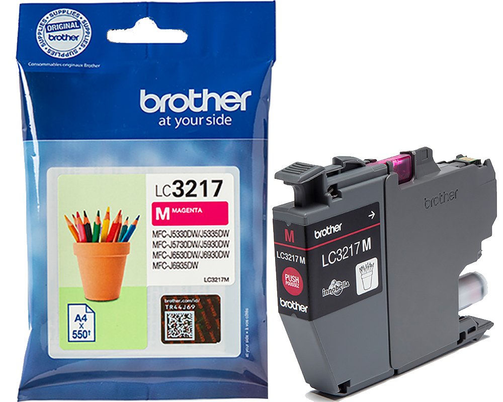 Original Brother LC3217M Tinte Magenta