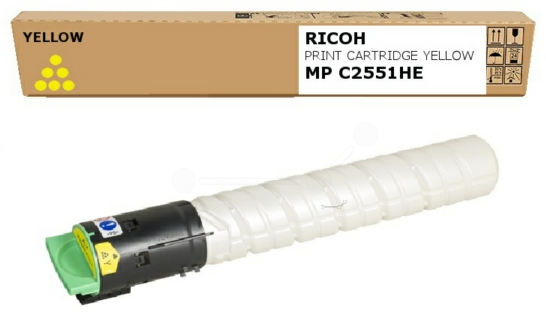 Original Ricoh Type MPC2551HE | 842062 Toner Gelb