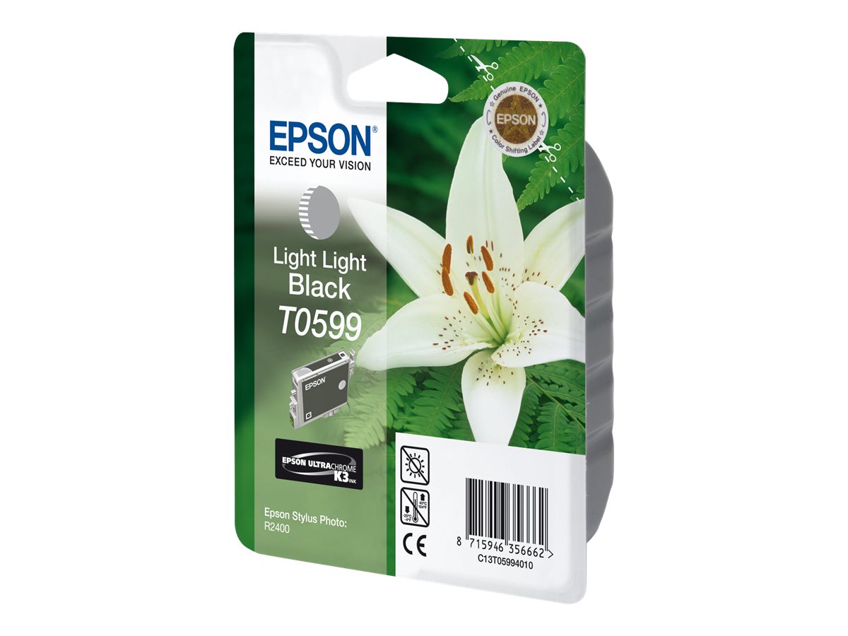 Original Epson T0599 | C13T05994010 light light schwarz Tintenpatrone ( 07.2025 )
