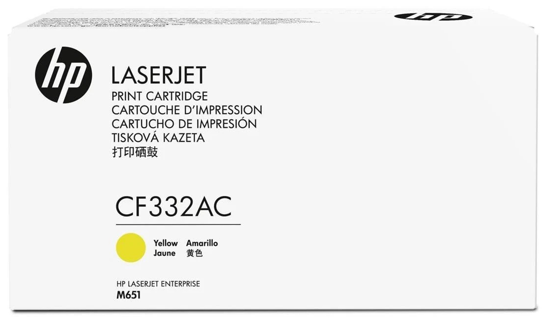 Original HP CF332A | CF332AC | CF332AH | 654A Toner Gelb
