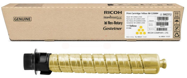 Original Ricoh 842312 Toner Gelb