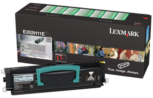 Original Lexmark E352H11E Toner Schwarz