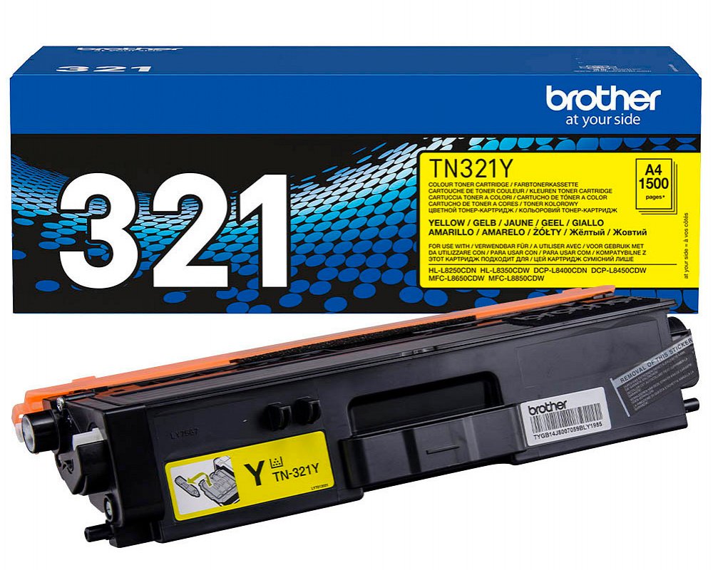 Original Brother TN321Y Toner Gelb