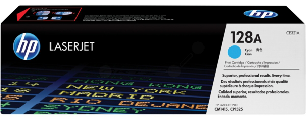 Original HP CE321A | 128A Toner Cyan