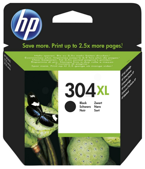 Original HP 304XL | N9K08AE Tinte Schwarz