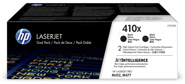 Original HP CF410XD | CF410XC 410X Toner Schwarz | 2 Stück | XL