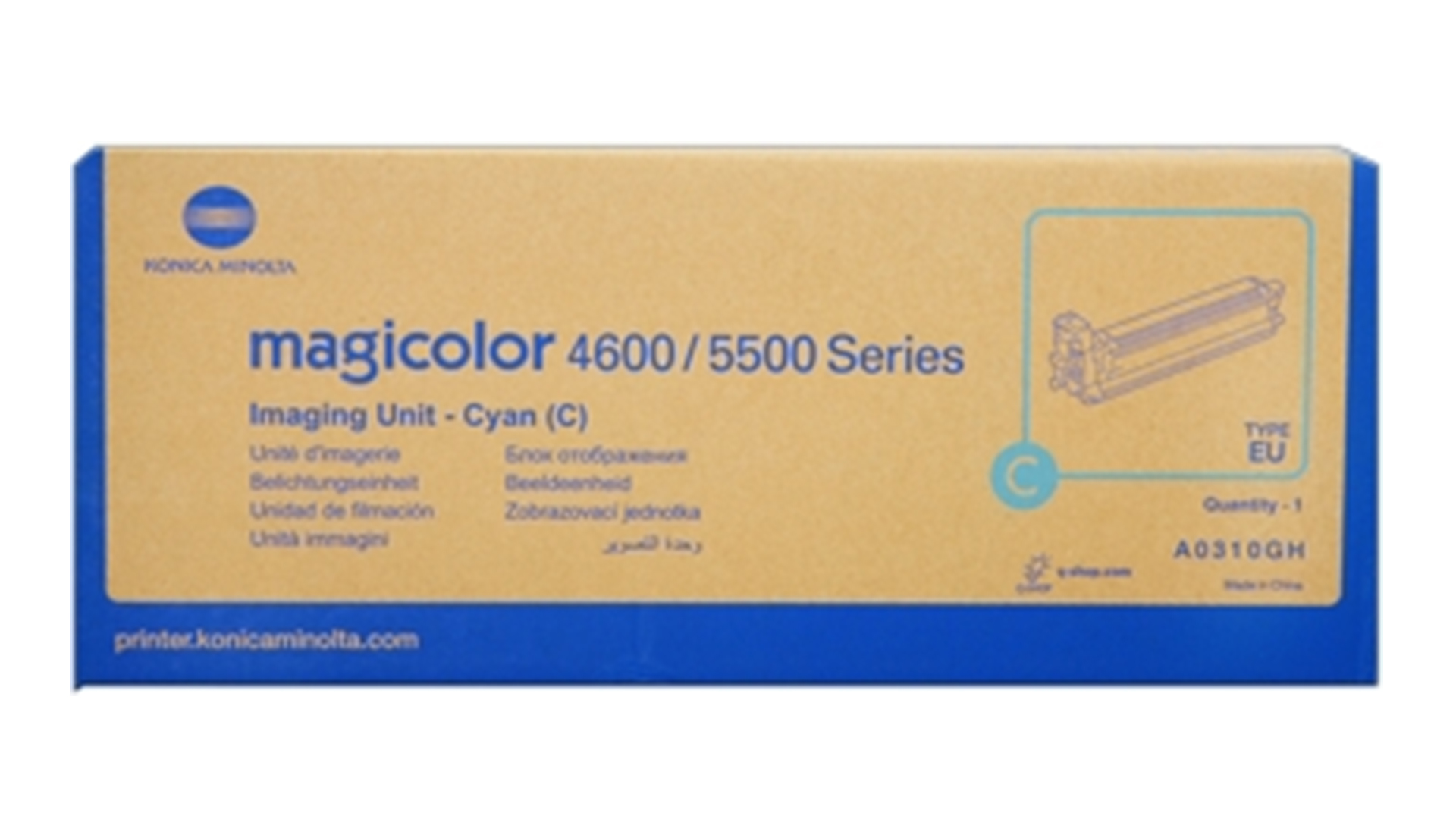 Original Konica Minolta A0310GH Trommel Cyan ( B-Verpackung )