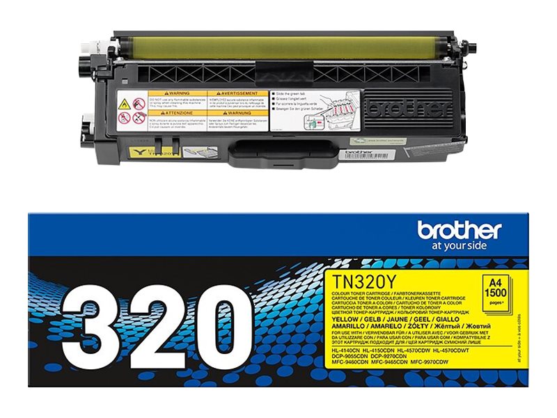 Original Brother TN320Y Toner Gelb
