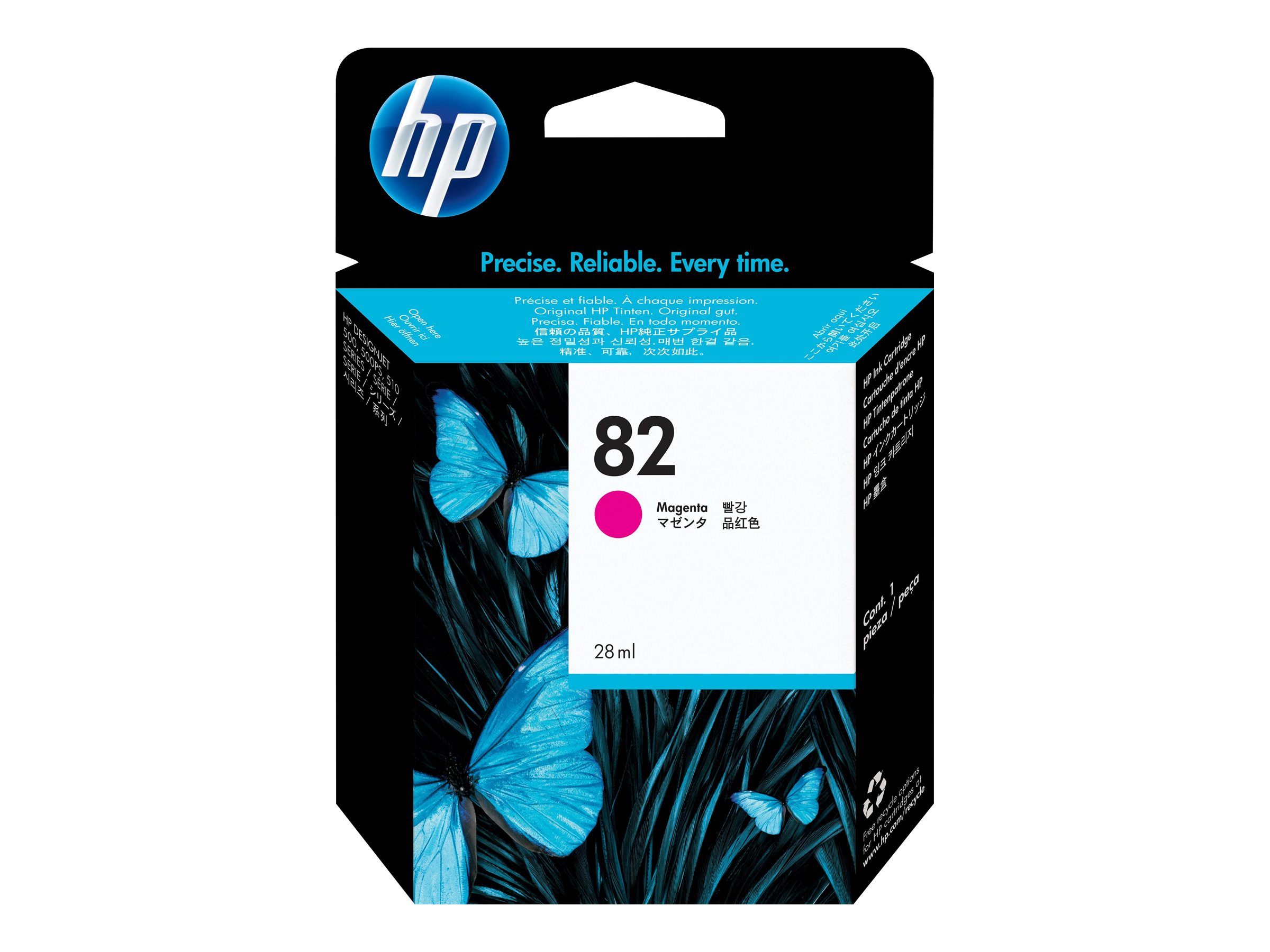 Original HP 82 | CH567A Tinte Magenta ( 2016 )