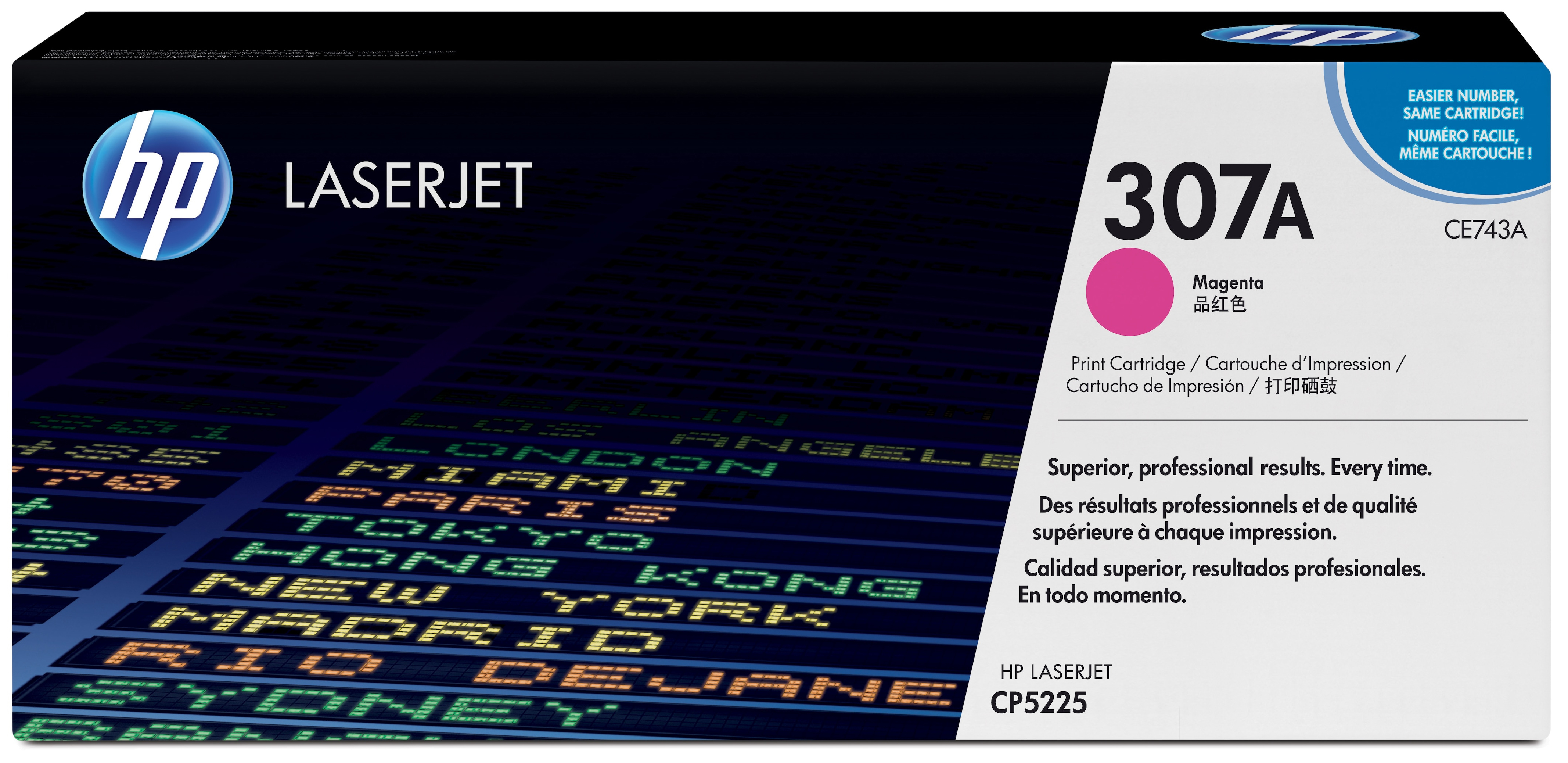 Original HP CE743A | 307A Toner Magenta