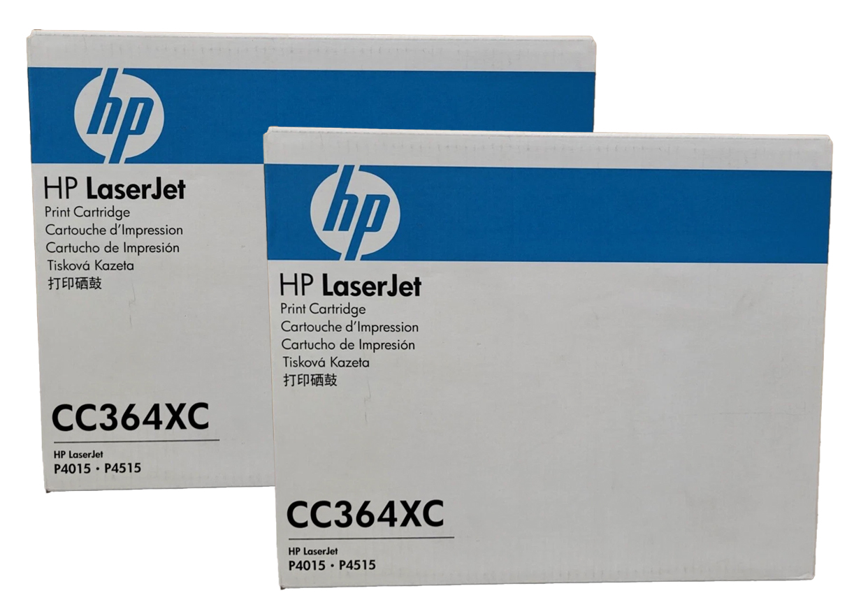 Original HP CC364XD | CC364XC | 64X Toner Schwarz | 2 Stück | XL
