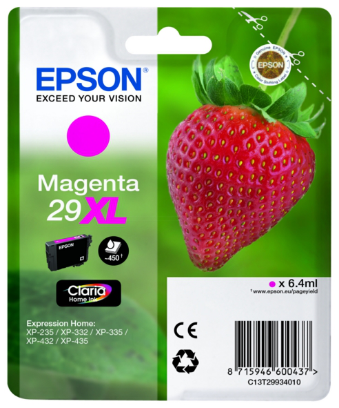 Original Epson 29XL | C13T29934012 Tinte Magenta XL