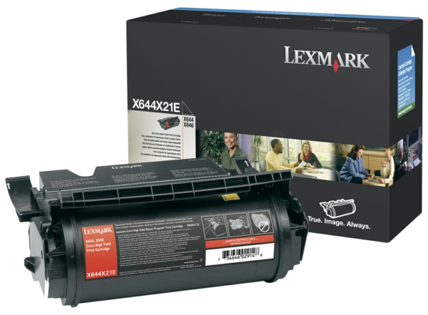 Original Lexmark X644X21E Toner Schwarz