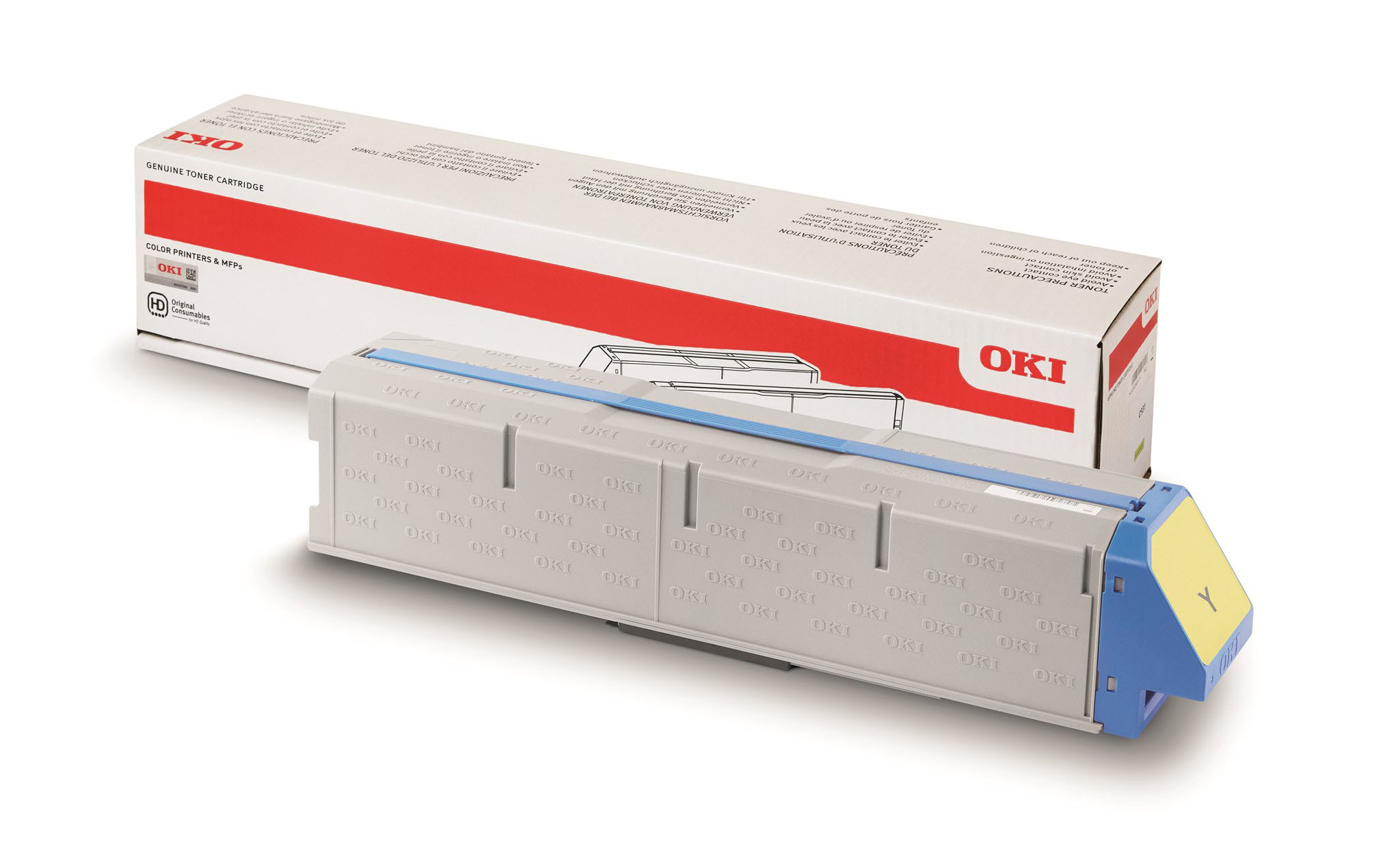 Original OKI 45536553 Toner Gelb