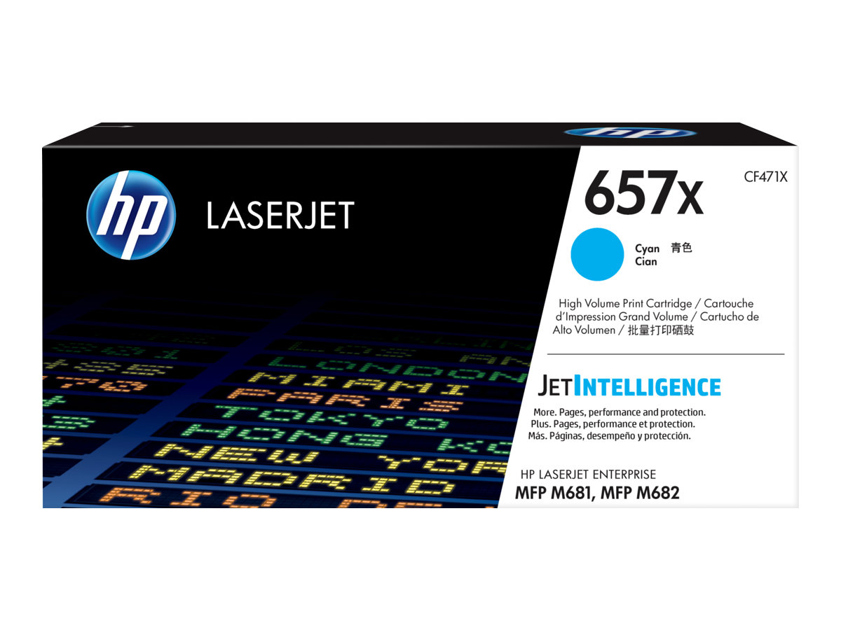Original HP CF471X | 657X Toner Cyan XL