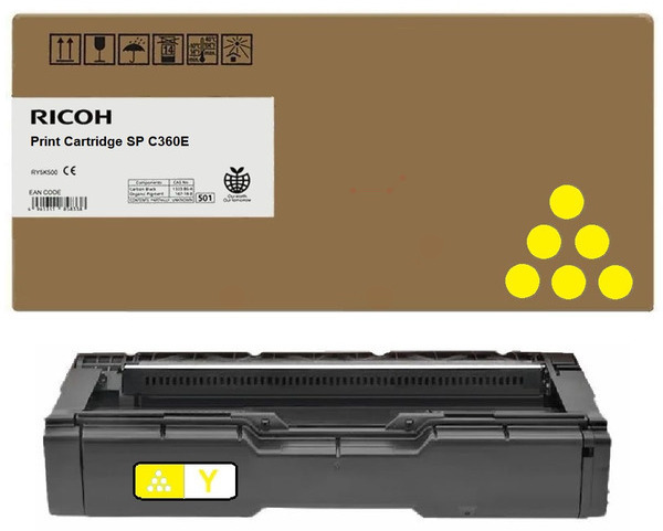 Original Ricoh Type SPC340E | 407902 Toner Gelb
