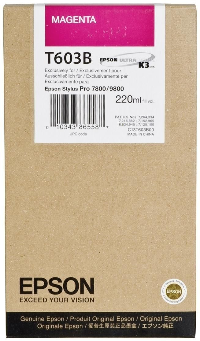 Original Epson T603B | C13T603B00 Tinte Magenta ( 2027 )
