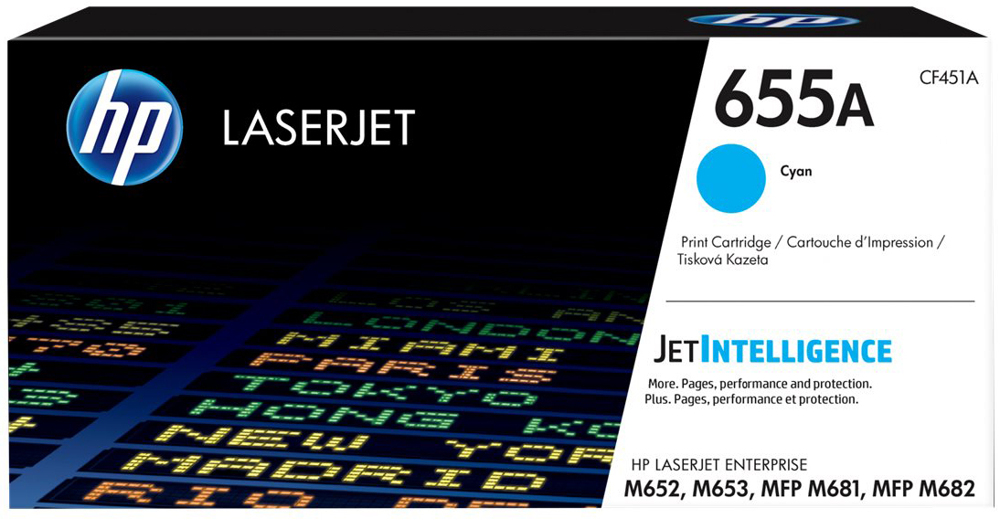 Original HP CF451A | 655A Toner Cyan ( B-Verpackung )