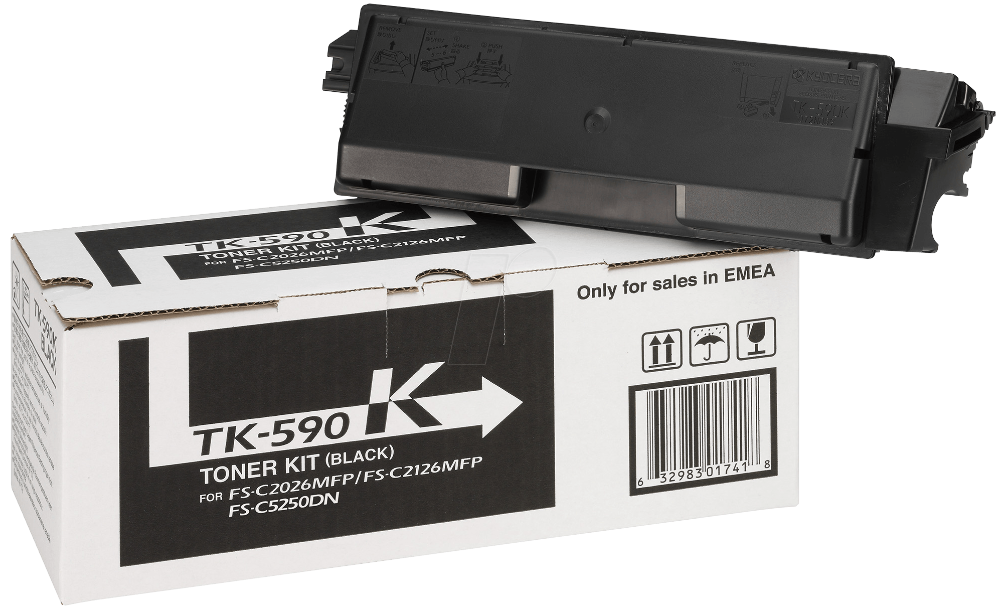 Original Kyocera TK590K Toner Schwarz