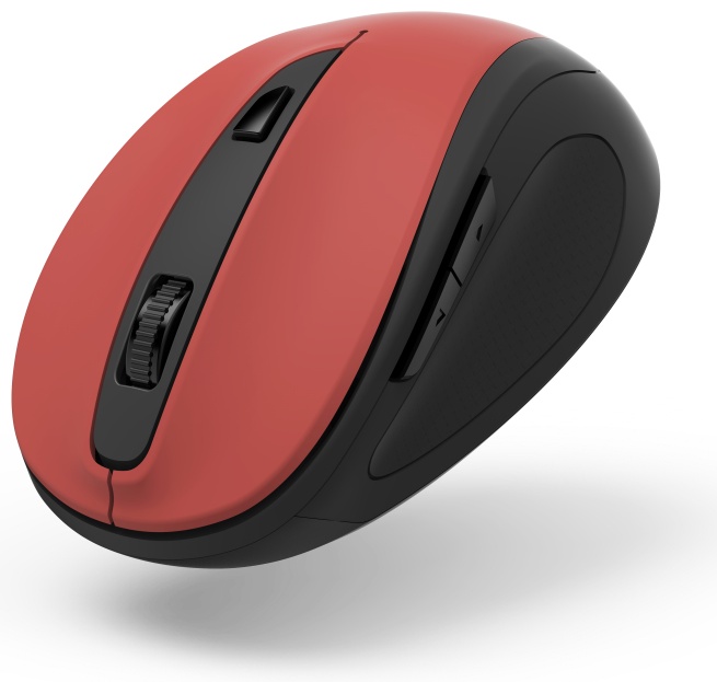 Hama MW-400 V2 Maus | Funk (2,4 GHz) | 2× AAA-Batterie | 6 Tasten | 1600 dpi | Rechtshänder | Gelb