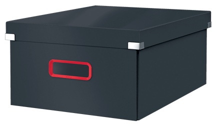 Leitz Aufbewahrungsbox Click & Store Cosy | 32 l | 36,9 x 48,2 x 20 cm | Grau