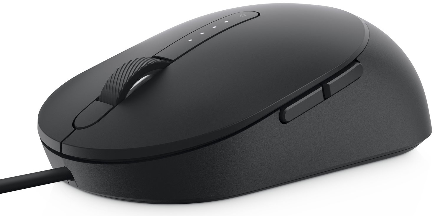 Dell MS3220 Maus | Kabel (USB) | 5 Tasten | 3200 dpi | Beidhändig | Schwarz