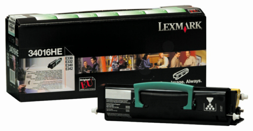 Original Lexmark 34016HE Toner Schwarz XL
