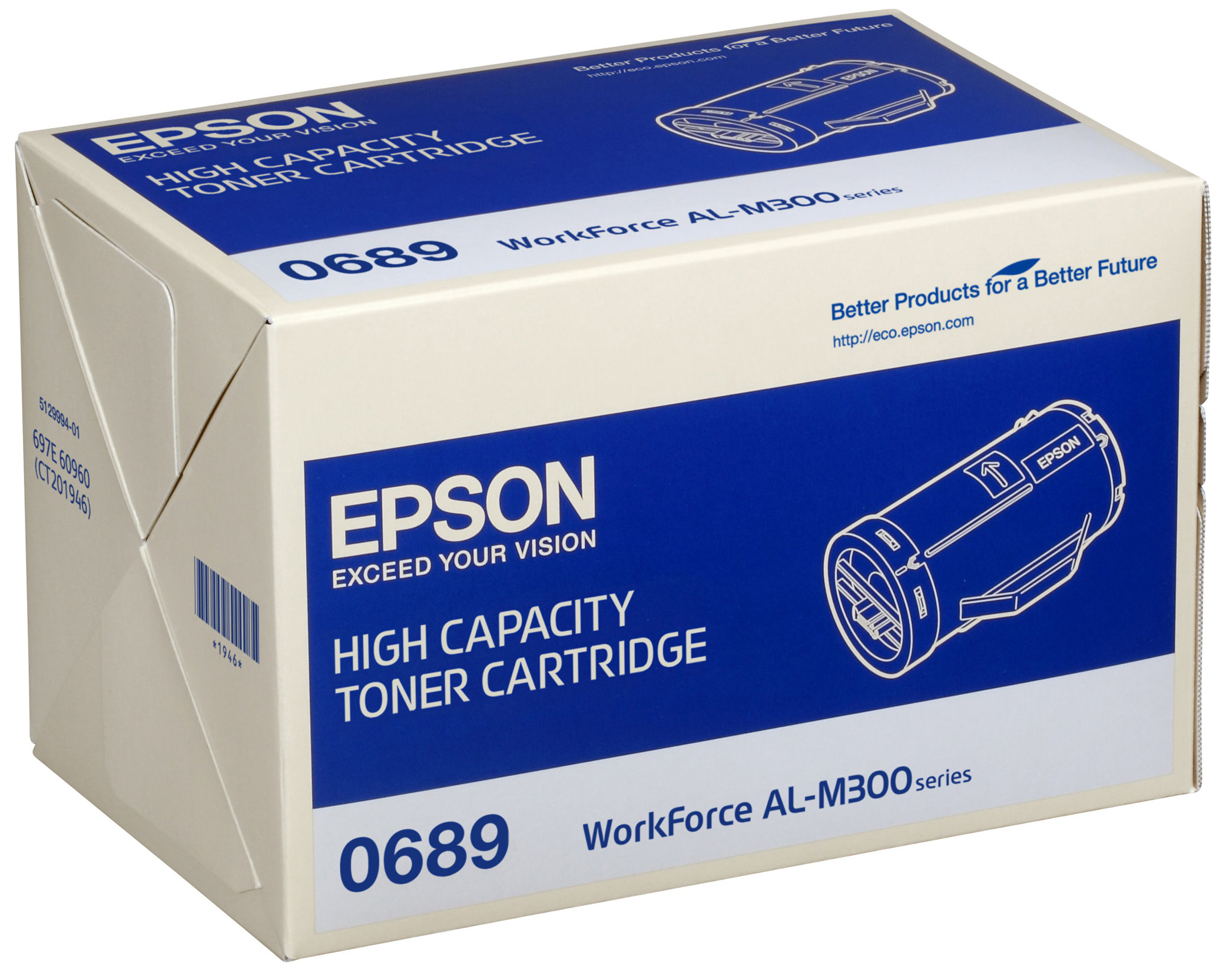 Original Epson 0689 | C13S050689 Toner Schwarz XL ( A-Ware )