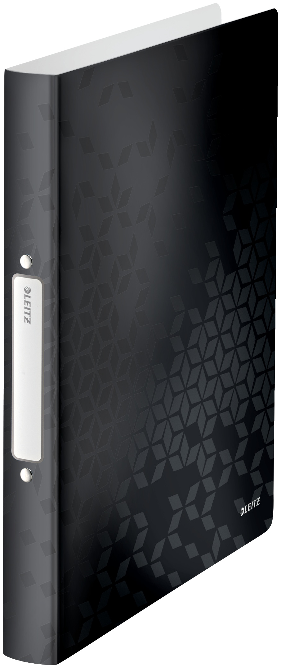 Leitz Ringbuch WOW | DIN A4 | 2 Ringe | 3,2 cm | Schwarz