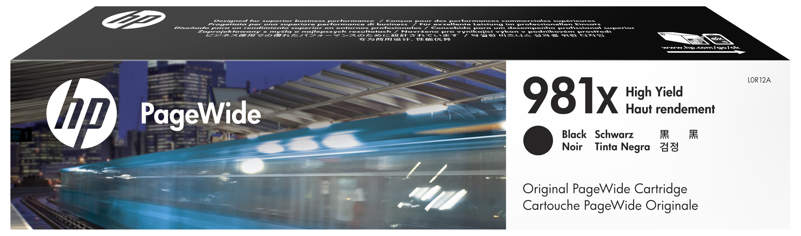 Original HP 981X | L0R12A Tinte Schwarz XL