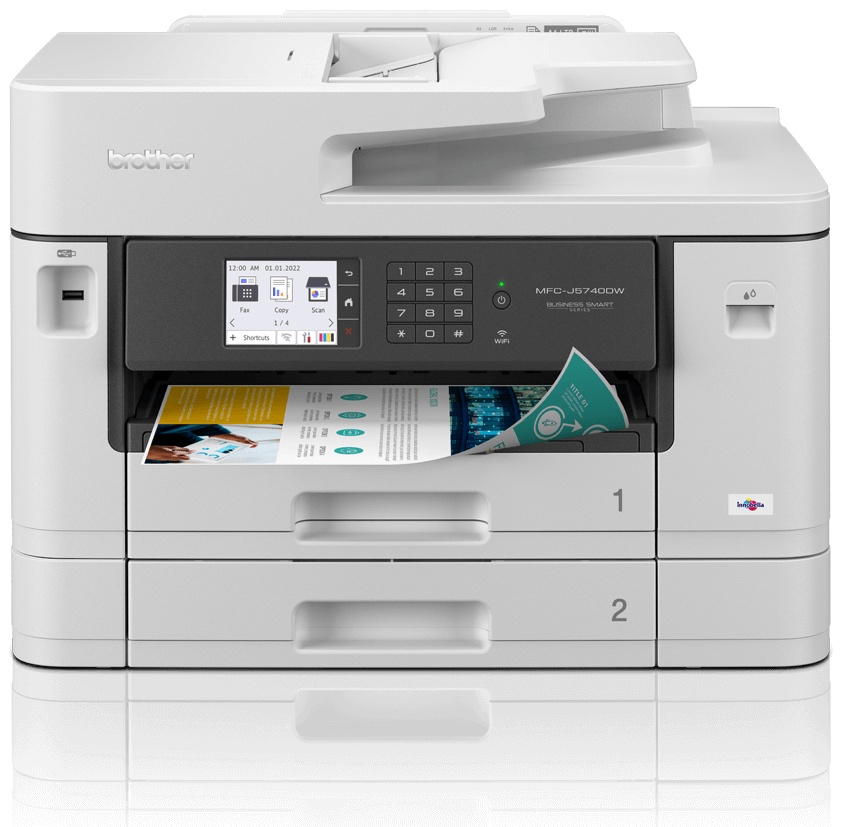 Brother MFC-J5740DW Farb Tinten Multifunktionsdrucker | A3 | Duplex | WLAN