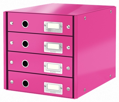 Leitz Schubladenbox Click & Store | Pink | Karton (60490023)