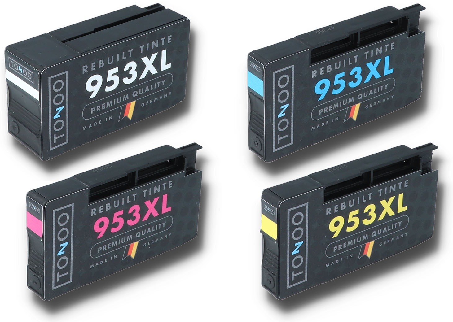 Tonoo® Tinte ersetzt HP 3HZ52AE | 953XL BK|C|M|Y Spar Set XL