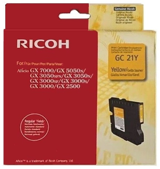 Original Ricoh GC21Y | 405535 | Tinte Gelb