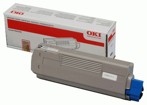 Original OKI 44315308 Toner Schwarz