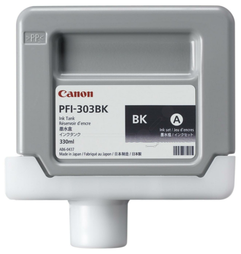 Original Canon PFI303 BK | 2958B001 Tinte Schwarz