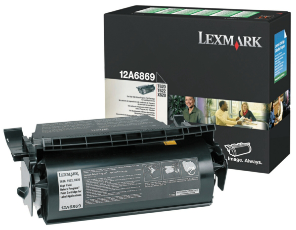 Original Lexmark 12A6869 Toner Schwarz XL