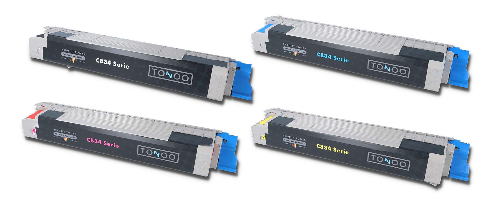 Tonoo® Toner ersetzt OKI C834 | C844 | C834nw | C834dnw | C844dnw | Set XL