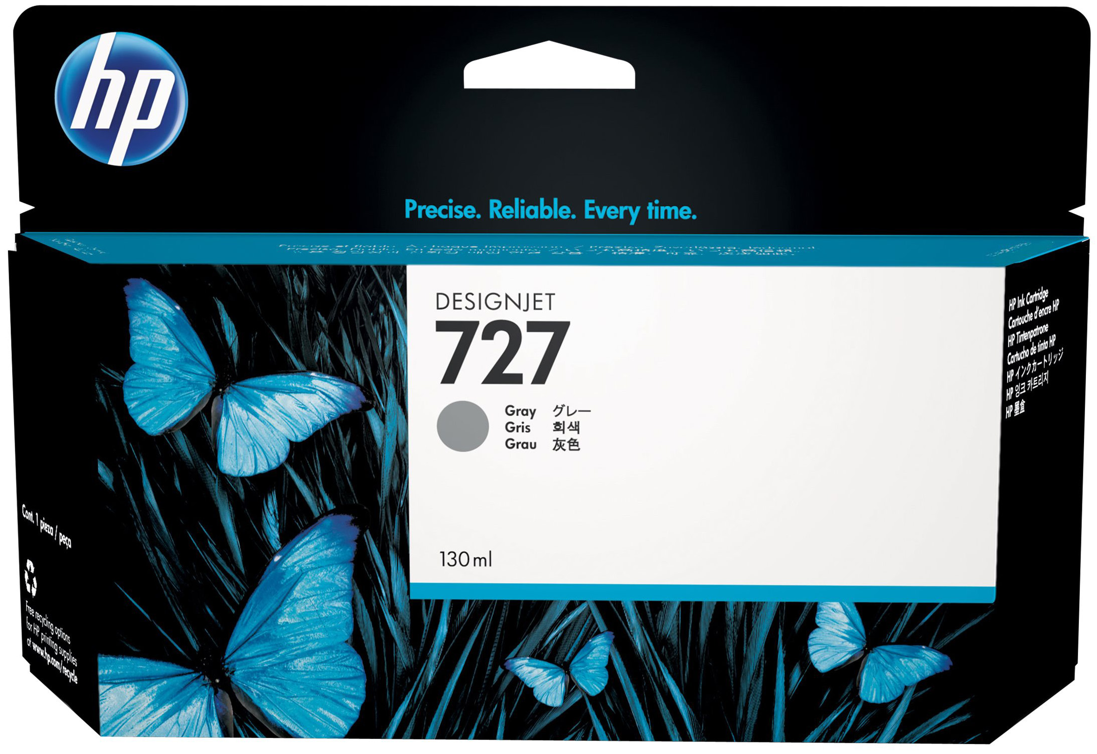 Original HP 727 | B3P24A Tinte Grau ( 02.2027 )