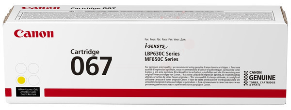 Original Canon 067 | 5099C002 Toner Gelb