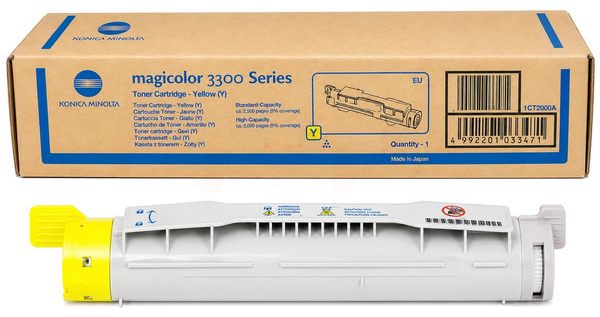 Original Konica Minolta 9960A1710550002 Toner Gelb