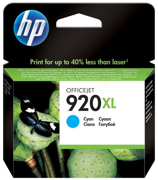 Original HP 920XL | CD972AE Tinte Cyan XL