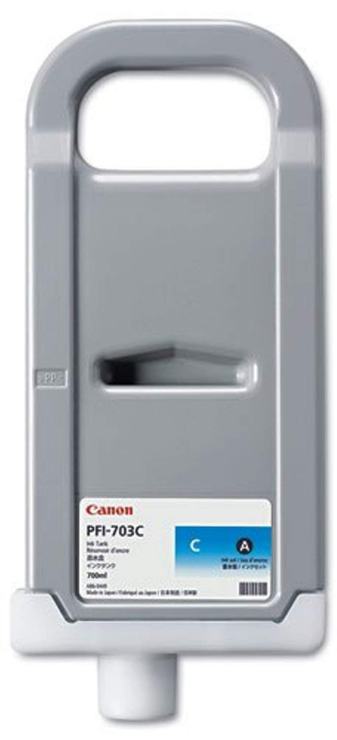 Original Canon PFI703C | 2964B001 Tinte Cyan ( 2020 - 2024 )